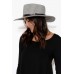 Hunter Grey Wide Brim Fedora